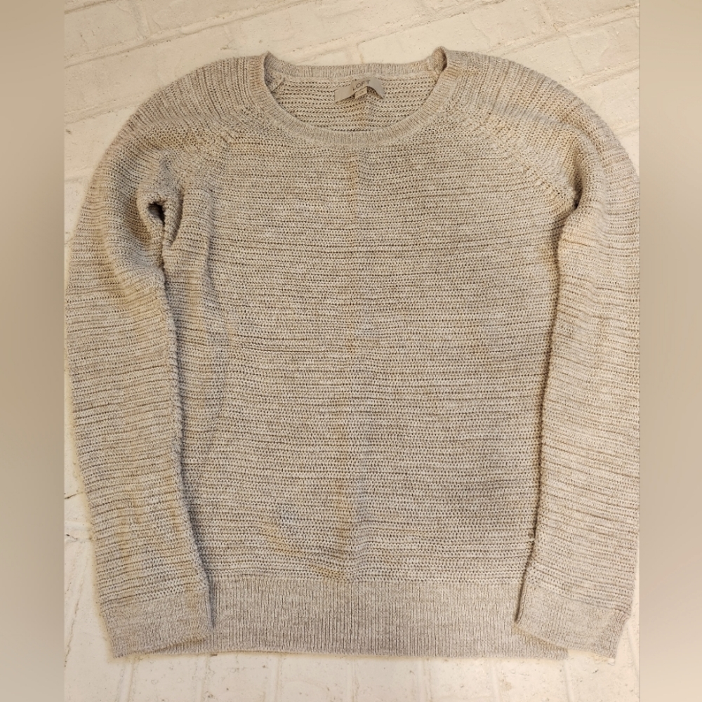 Oatmeal Loft Sweater, size L